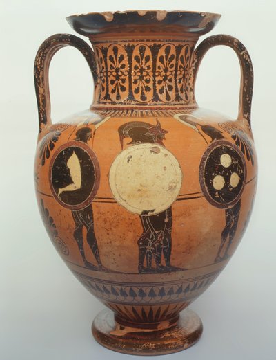 Schwarzfigurige Amphora, 515-490 v. Chr. (Keramik) von Leagros Group