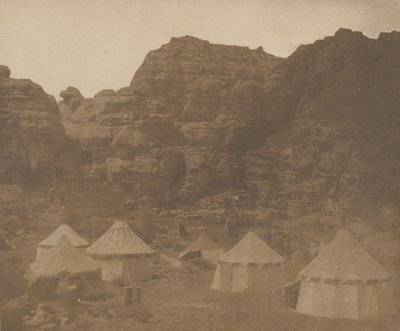 Expeditionslager, Petra, 1852 von Leavitt Hunt.