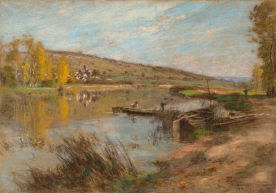 Quai au Sable, Chartèves von Leon Augustin Lhermitte