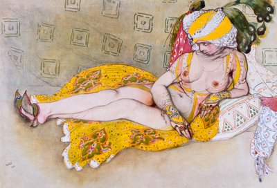 Die Gelbe Sultana, 1916 von Leon Bakst