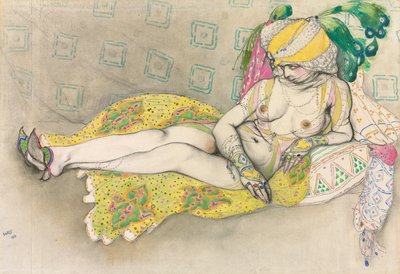 Die Gelbe Sultana, 1916 von Leon Bakst
