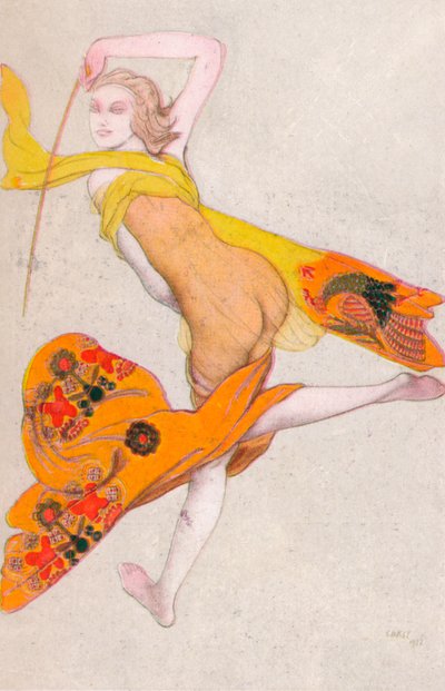 Une Esclave Dansante, 1922, 1923 von Leon Bakst
