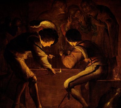Die Verleugnung des Petrus von Leonaert Bramer