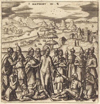 Christus heilt die Kranken von Leonard Gaultier