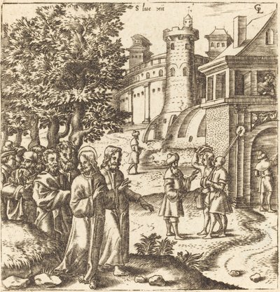 Christus lehrt die Menge von Leonard Gaultier