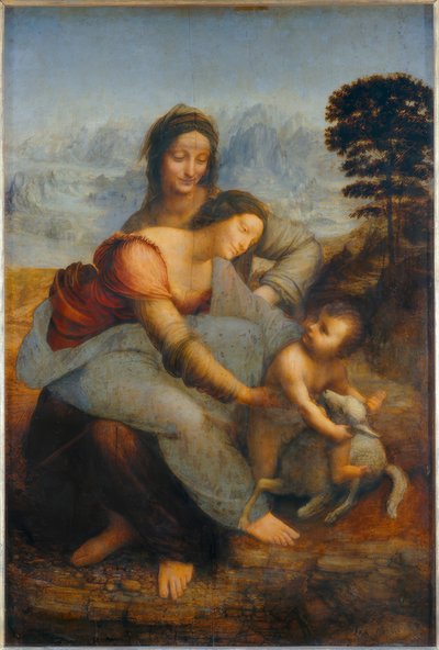 Hl. Anna Selbdritt von Leonardo da Vinci