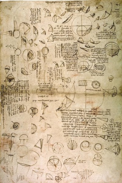 Quadratur des Kreises von Leonardo da Vinci