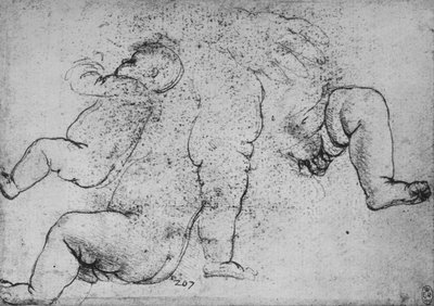 Studien eines Kindes, ca. 1490-1945 von Leonardo da Vinci