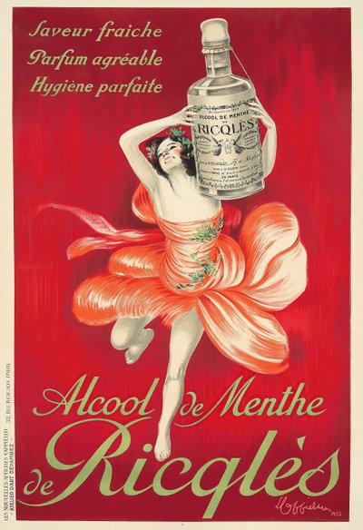 Alcool de Menthe de Ricqlès, 1924 von Leonetto Cappiello