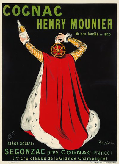Henri Mounier Cognac von Leonetto Cappiello