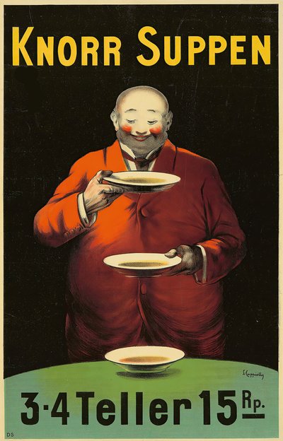 Knorr Suppen, frühe 1930er Jahre von Leonetto Cappiello