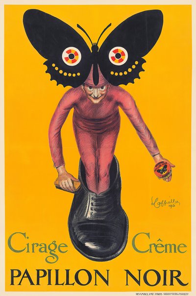 Schwarzer Schmetterling, 1921 von Leonetto Cappiello