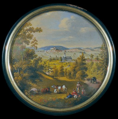 Ansicht von Weitra im Waldviertel von Leopold Blonder