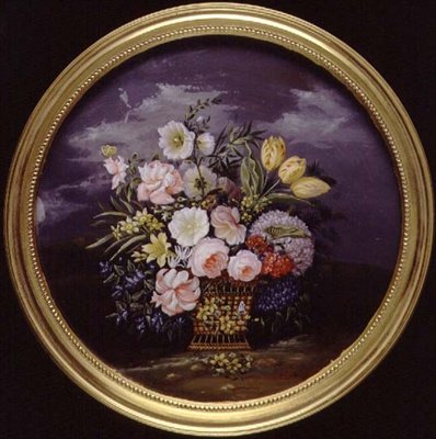 Blumen in einer offenen Landschaft von Leopold Brunner