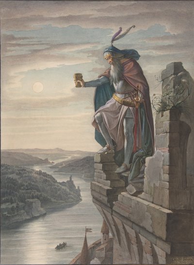 Illustration für Goethe, 1842 von Leopold Schulz