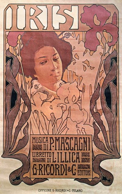 "Iris" von Pietro Mascagni von Leopoldo Metlicovitz