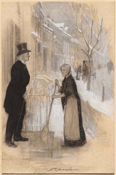 Skizze zur Illustration "Nicht ehrenhaft entlassen" von Leroy William Jacobs