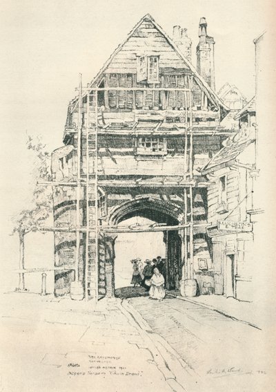 Das Torhaus Rochester, 1925 von Leslie Matthew Ward
