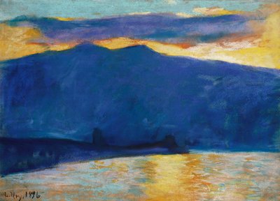 Sonnenaufgang, 1896 von Lesser Ury