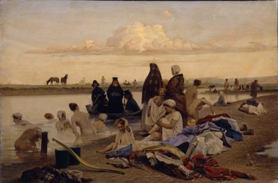 Mönche. Falsch gestrandet, 1870er Jahre von Lev Grigoryevich Solovyev