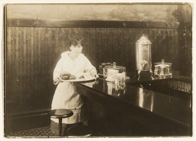 Kellnerin von Lewis W. Hine