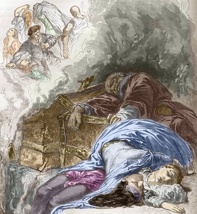 Große Pest (1347-1350) von Unbekannt Unbekannt