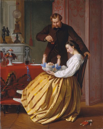 Konversationsstück, ca. 1851-52 von Lilly Martin Spencer
