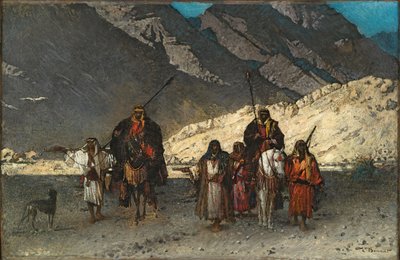 Arabische Scheichs in den Bergen von Léon Bonnat
