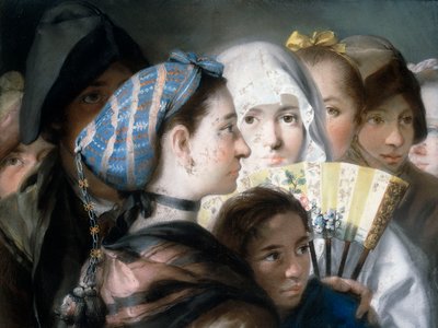 Los Madrilenos von Lorenzo Baldissera Tiepolo