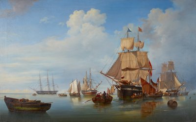 Seestück mit Scirocco von Lorenzo Butti