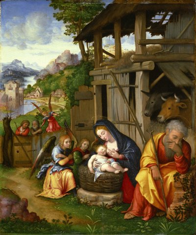 Geburt Christi, ca. 1515 von Lorenzo Leonbruno