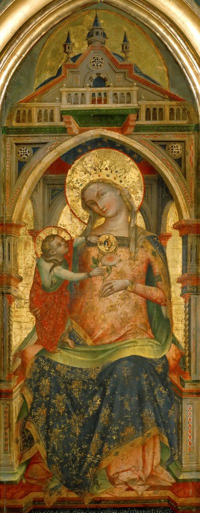 Madonna und Kind, 1372 von Lorenzo Veneziano