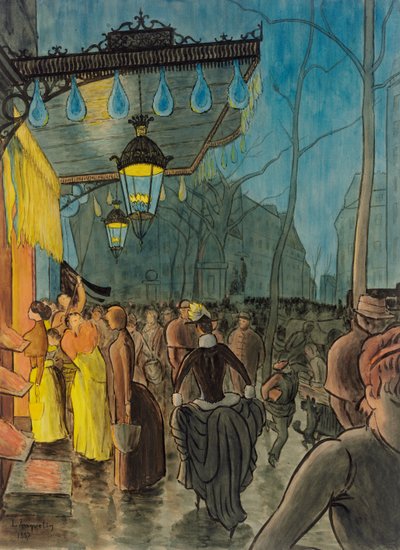 Die Avenue de Clichy, Paris von Louis Anquetin