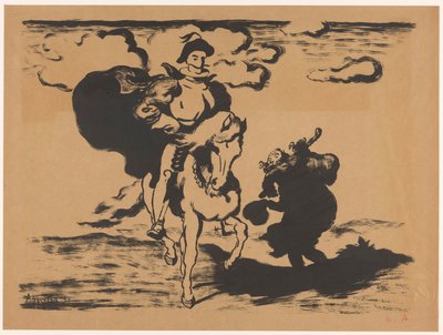 Reiter und Bettler von Louis Anquetin