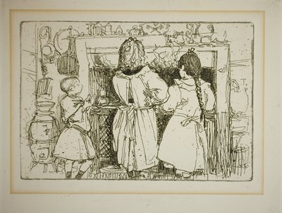 Frühstücksvorbereitungen von Louis Auguste Lepère