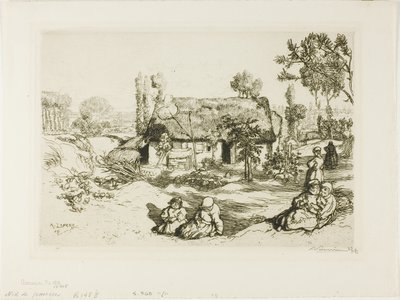 Nest der Armen von Louis Auguste Lepère