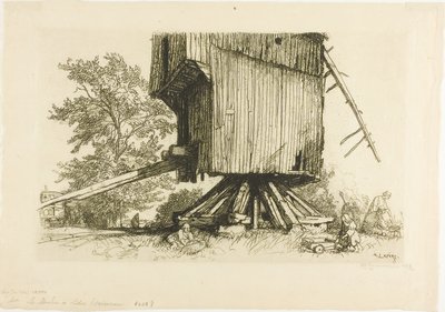 Die Lidor-Windmühle von Louis Auguste Lepère