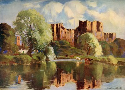 Ludlow Castle, Shropshire, 1924-1926 von Louis Burleigh Bruhl