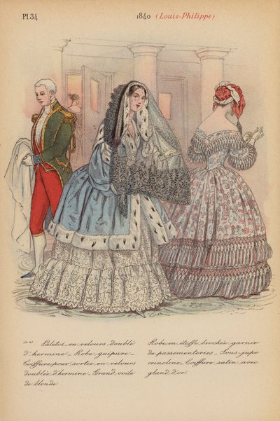 Französische Mode: 1840, Louis-Philippe von Louis Colas