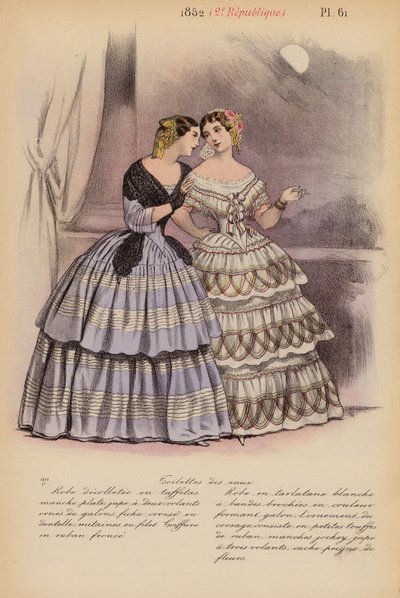 Französische Mode: 1852, 2. Republik von Louis Colas