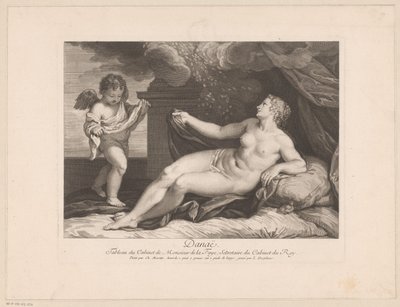 Jupiter und Danaë von Louis Desplaces