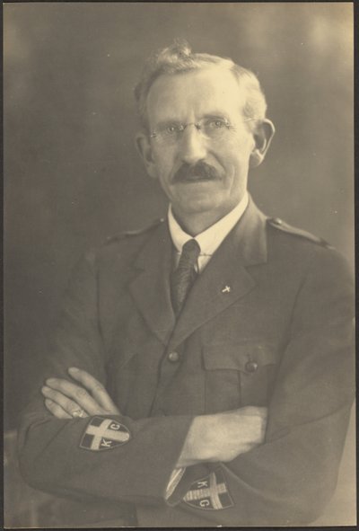 [Porträt eines Militärkaplans] von Louis Fleckenstein