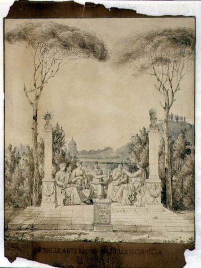 Eine Hommage an die Künste von Louis Hippolyte Lebas