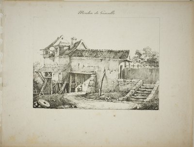 Mühle in Gravelle, II von Louis Jules Frederic Villeneuve
