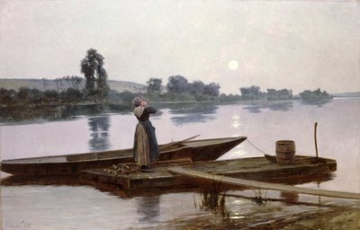 Rufen sie zum Abendessen nach Hause von Louis Lepoittevin
