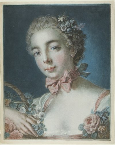 Kopf von Flora von Louis Marin Bonnet