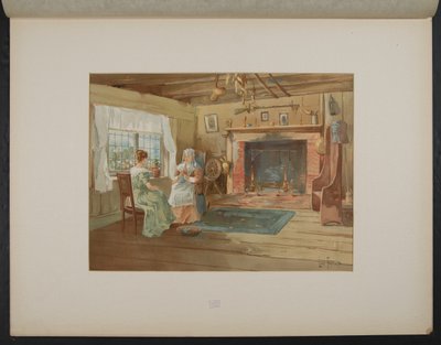 Die New England Hütte, Midway Plaisance von Louis Meynelle