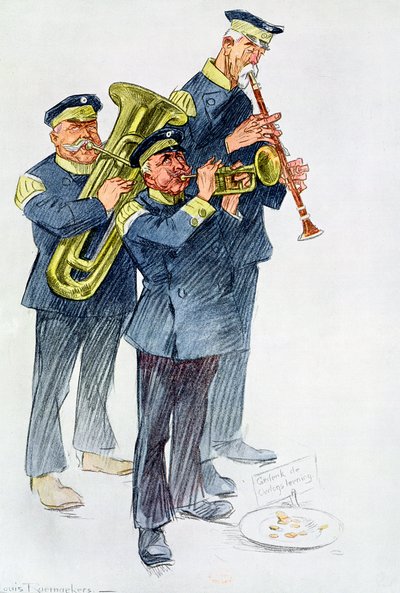 Kriegskreditmusik von Louis Raemaekers