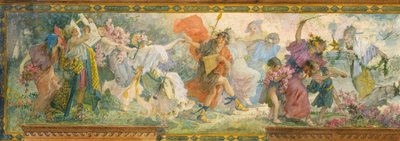 (Bacchanalisches Fest, Pan und Prozession) von Louis Schaettle