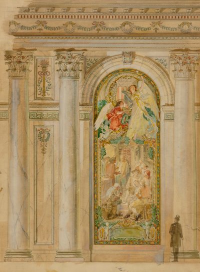 Eine Stadtversammlung von Louis Schaettle